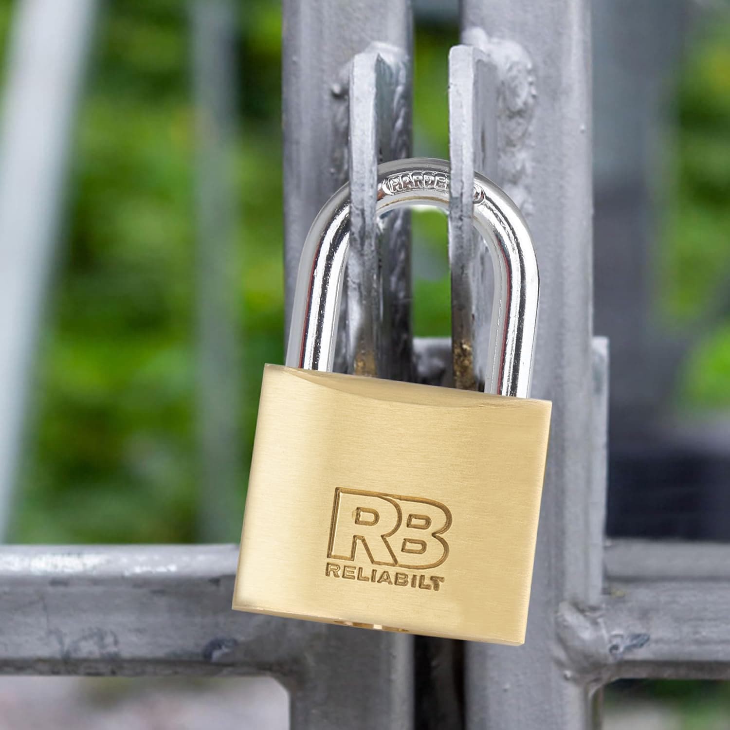 slide 3 of 6, RELIABILT Keyed Padlock, 1-9/16-in Wide x 7/8-in Shackle Keyed Alike (3-Pack), 1 ct