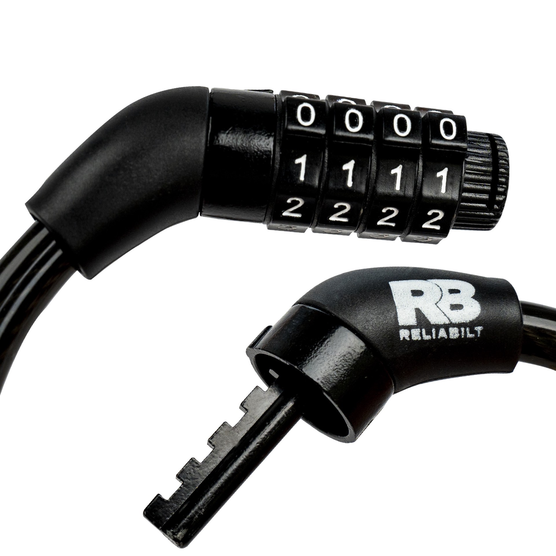 slide 6 of 6, RELIABILT 48-in Combination Cable Lock, 1 ct