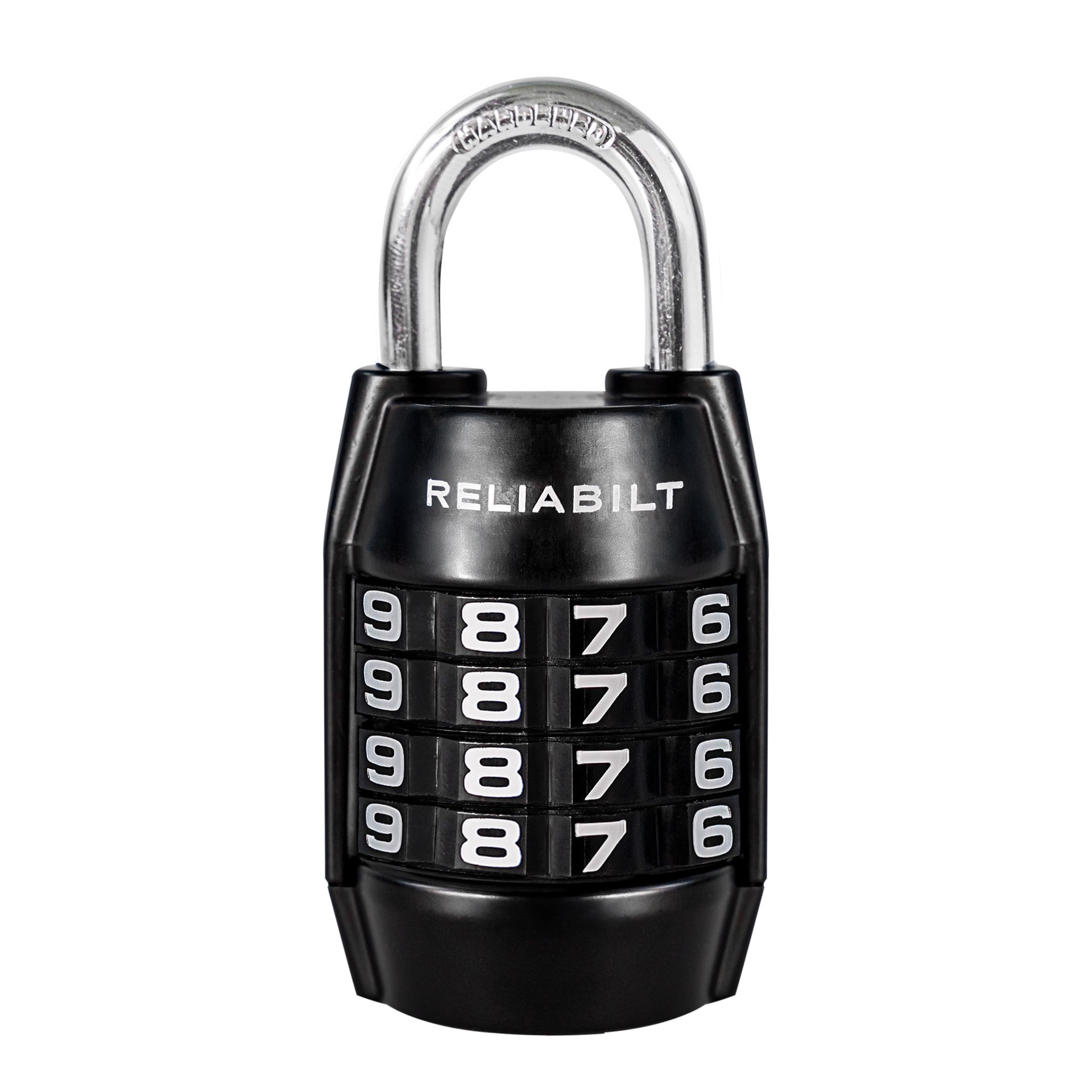 slide 1 of 6, RELIABILT Adjustable Combination Padlock, 1-9/16-in Wide x 7/8-in Shackle, 1 ct