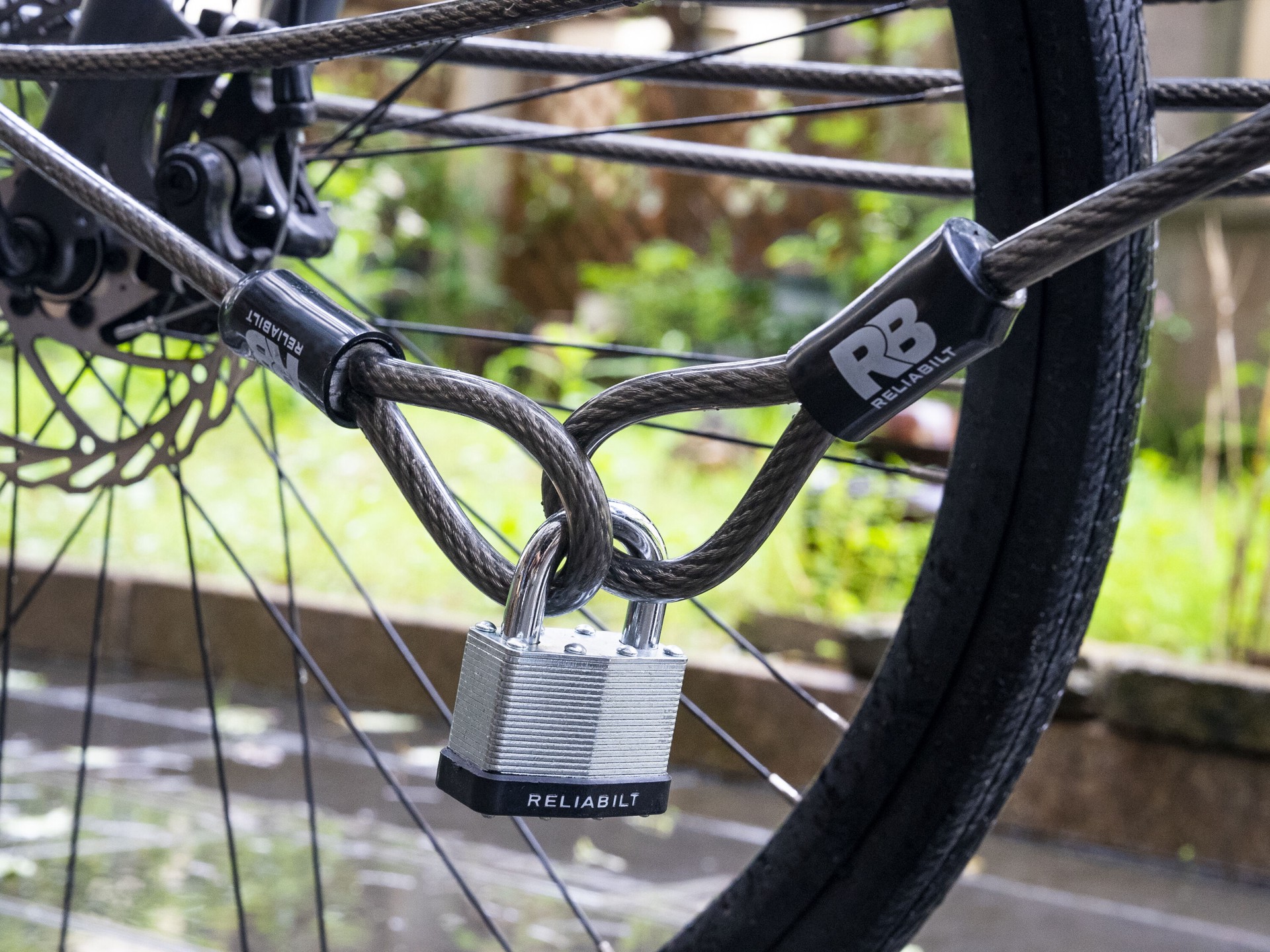 slide 3 of 6, RELIABILT Looped End Cable 72-in Cable Lock, 1 ct