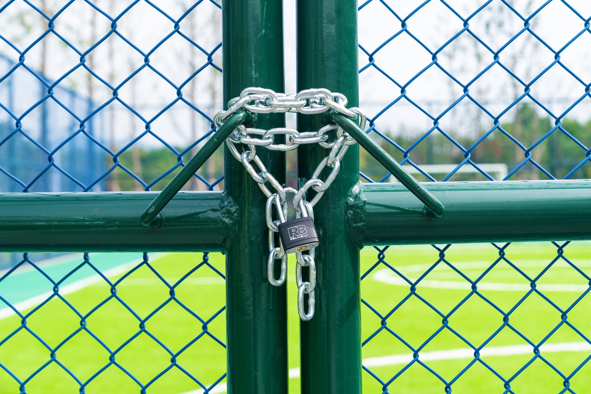 slide 5 of 6, RELIABILT Keyed Padlock, 1-5/8-in Wide x 1-1/2-in Shackle Keyed Different, 1 ct