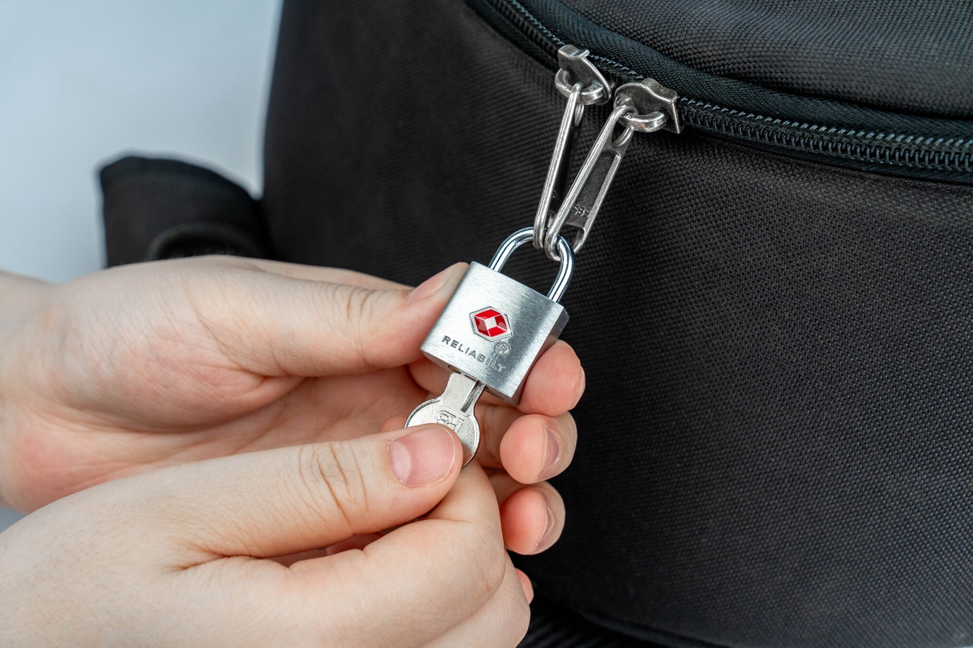 slide 2 of 6, RELIABILT Keyed Padlock, 7/8-in Wide x 7/16-in Shackle, TSA Accepted Keyed Alike (4-Pack), 1 ct