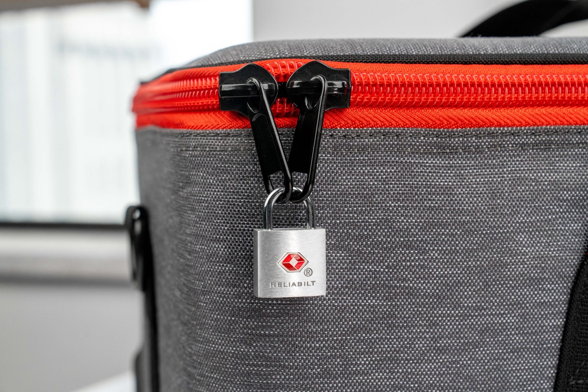 slide 4 of 6, RELIABILT Keyed Padlock, 7/8-in Wide x 7/16-in Shackle, TSA Accepted Keyed Alike (4-Pack), 1 ct