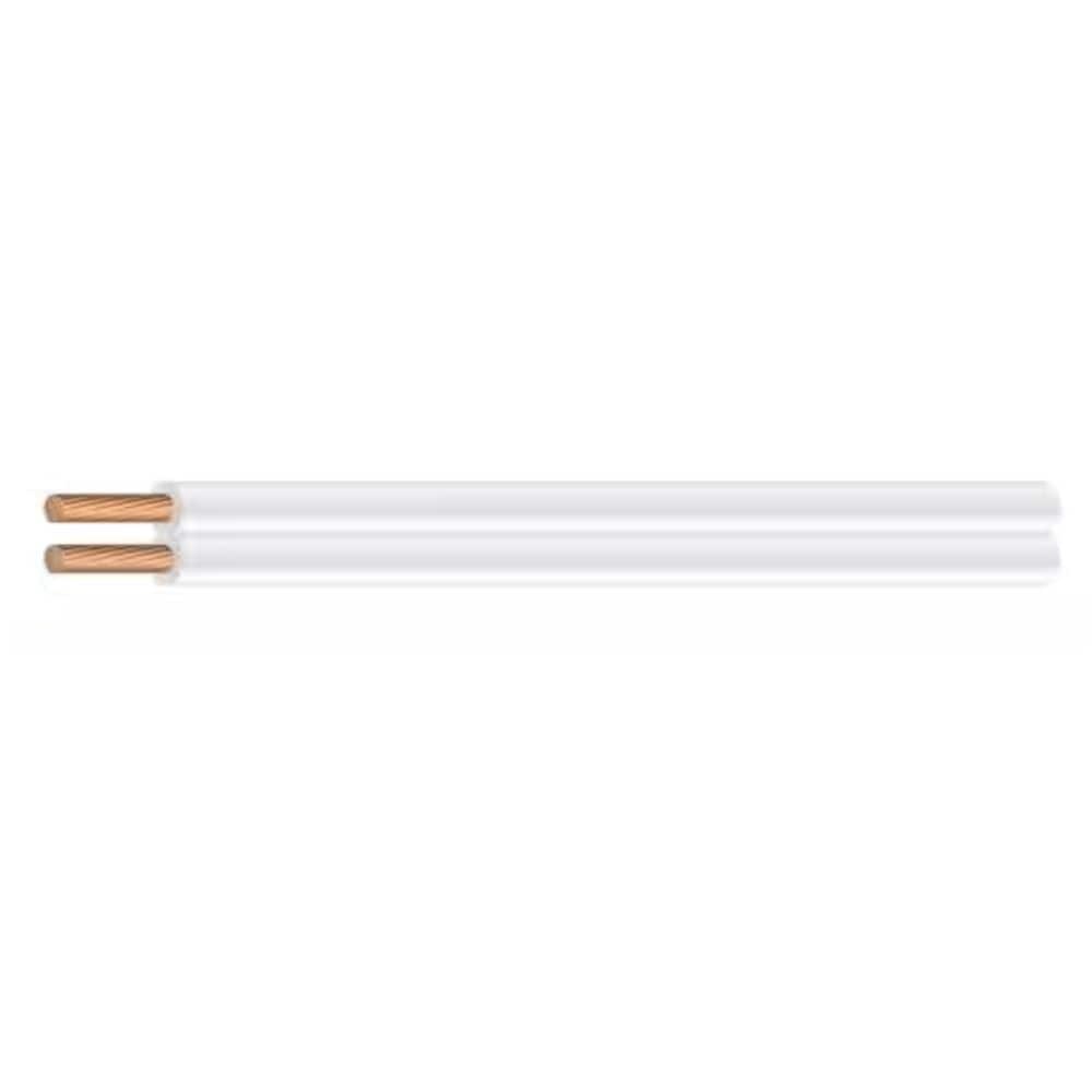 slide 2 of 4, Southwire 100-ft 16 / 2 White Stranded Lamp Cord, 1 ct