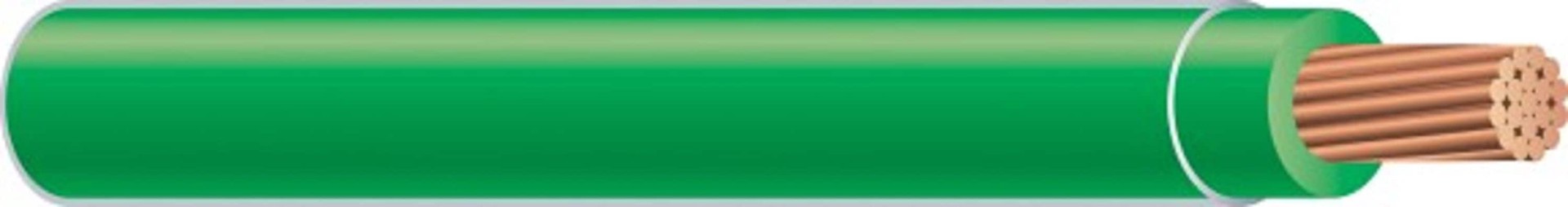 slide 2 of 5, Southwire SIMpull 25-ft 10 -AWG Green Stranded Copper THHN wire ( By-the-roll ), 1 ct