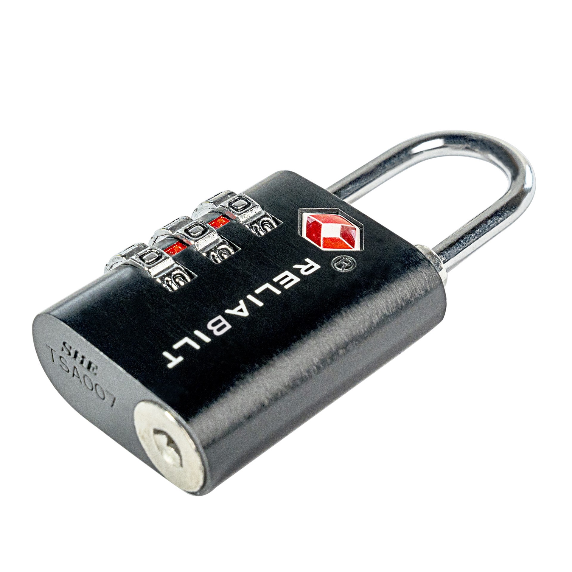 slide 5 of 6, RELIABILT Adjustable Combination Padlock, 1-1/4-in Wide x 15/16-in Shackle, TSA Accepted, 1 ct