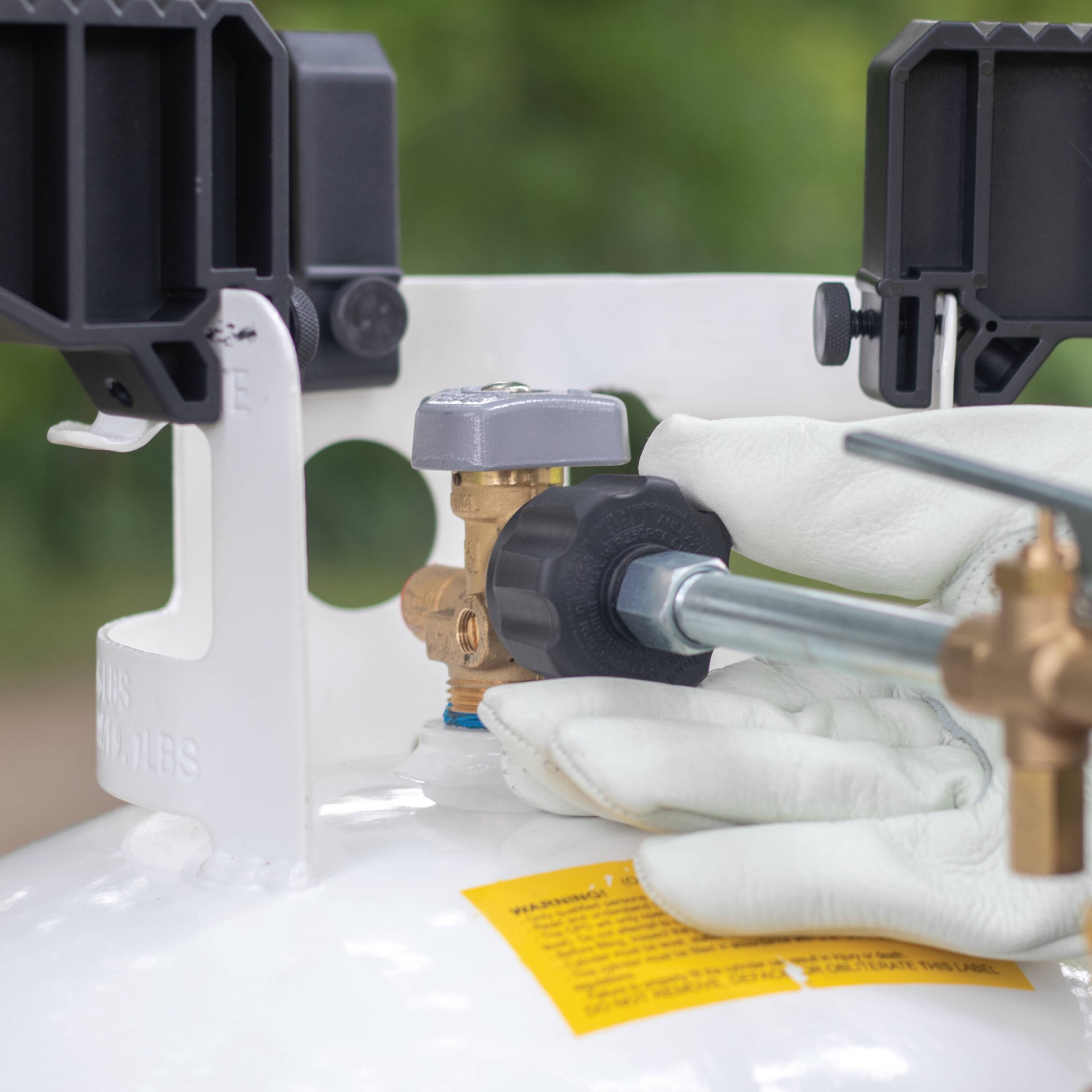 slide 6 of 6, Mr. Heater Fuel Keg Brass Empty Propane tank adapter, 1 ct