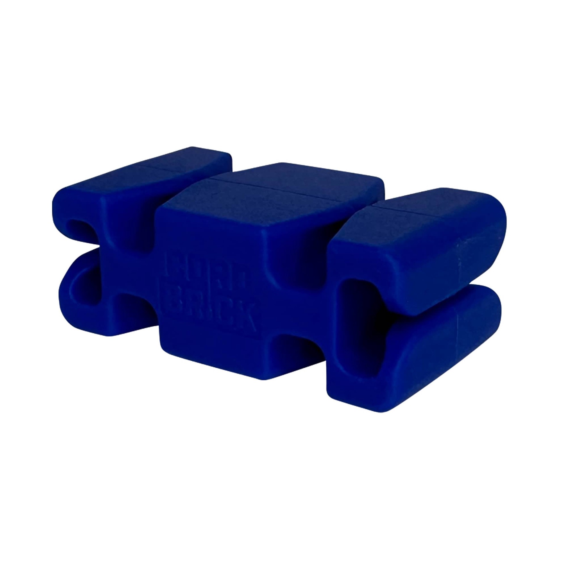 slide 2 of 3, CordBrick 2-1/2-in x 1-in Thermoplastic rubber Blue Cord/Cable organization kit, 1 ct