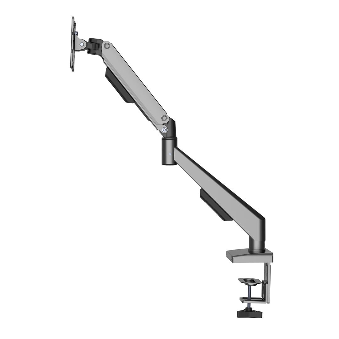 slide 5 of 6, Utilitech Single Monitor Desk Mount up to 49 inches, 1 ct