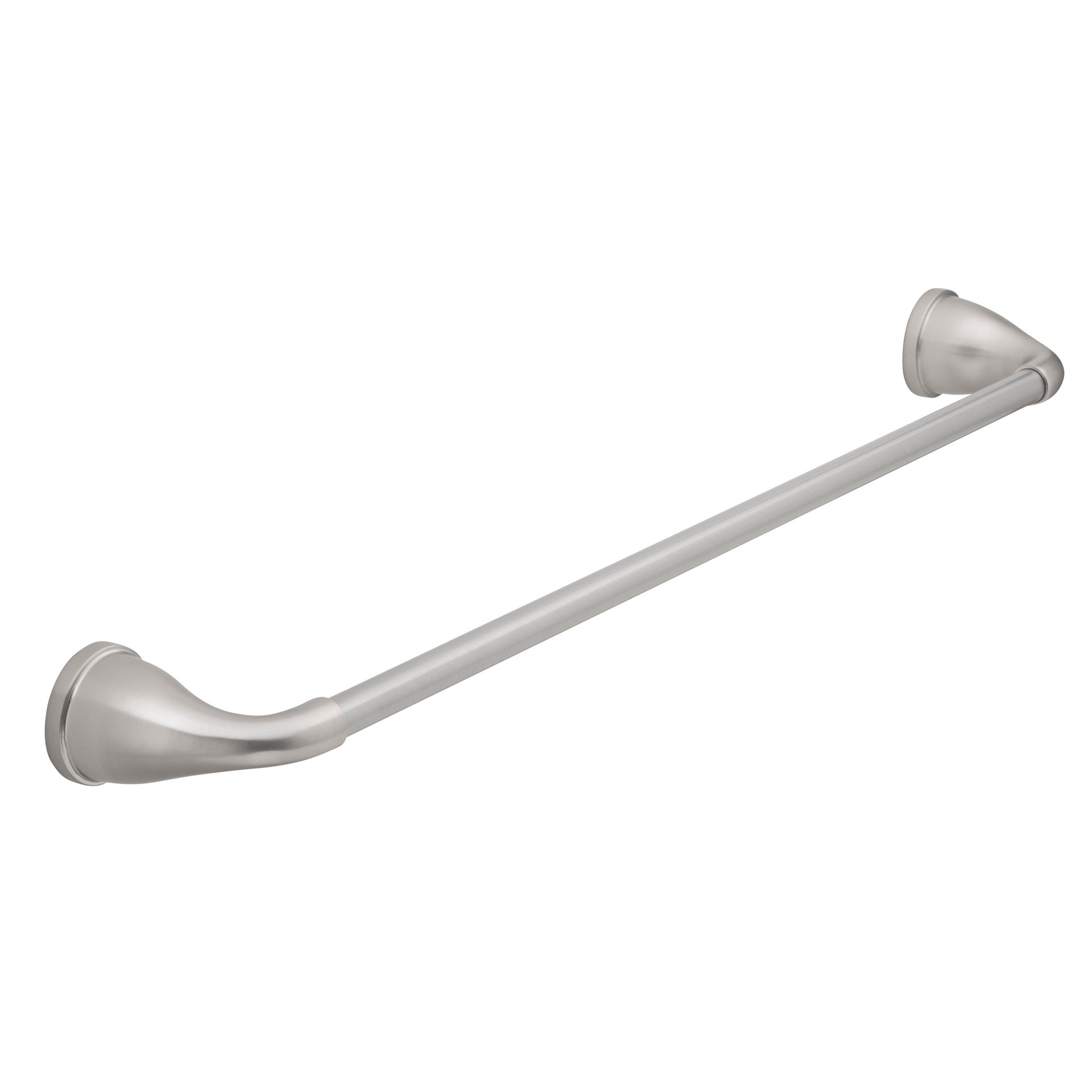 slide 2 of 6, Project Source 24-in Brushed Nickel Wall mount Single Towel Bar, 1 ct