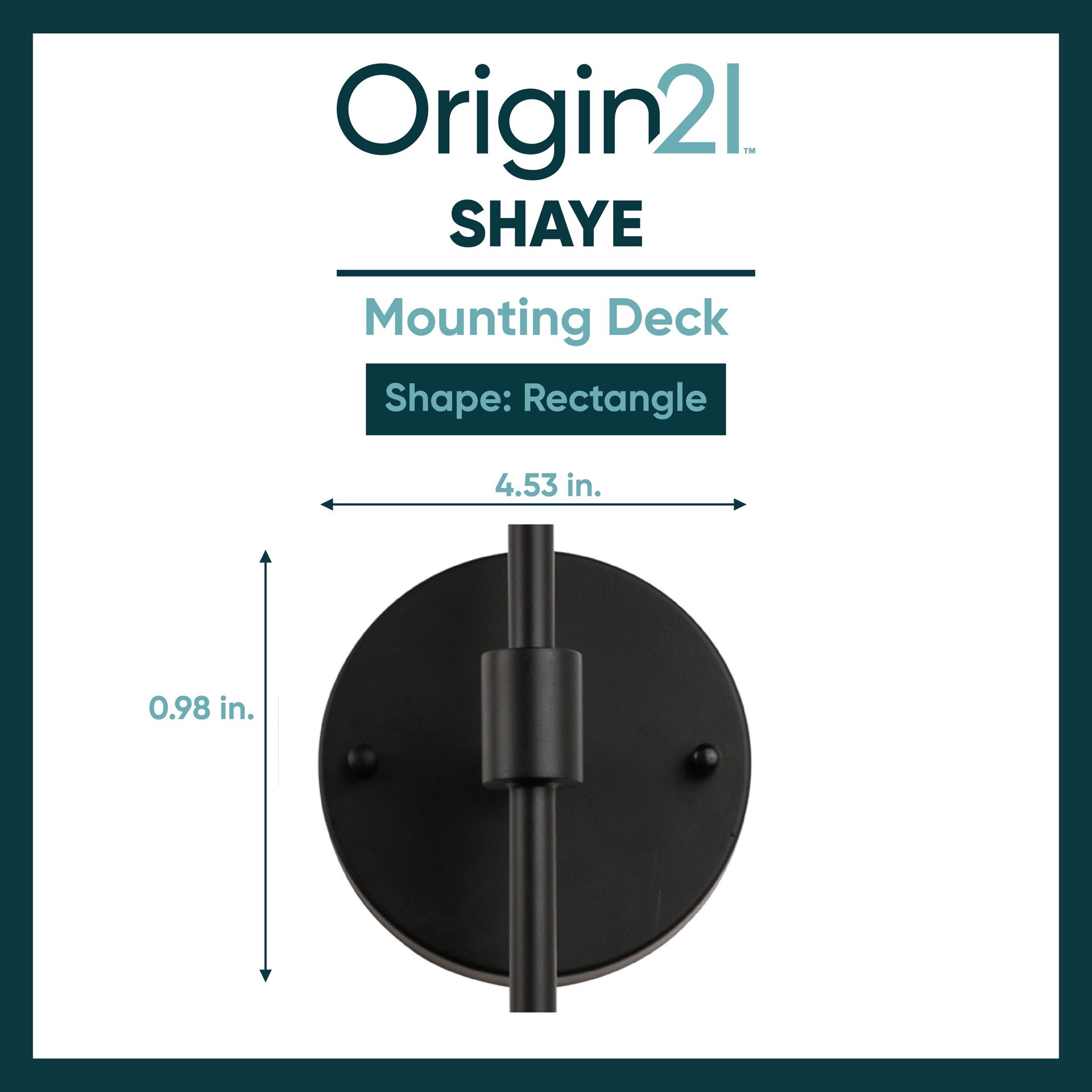slide 3 of 6, Origin 21 Shaye 4.5-in 2 Light Matte Black Modern/contemporary Bathroom Vanity light, 1 ct