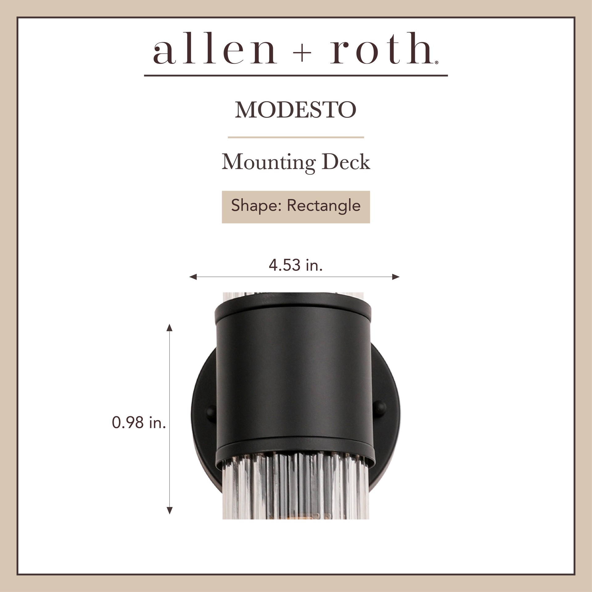 slide 2 of 6, allen + roth Modesto 5-in 2 -Light Matte Black Modern/contemporary Vanity light, 1 ct