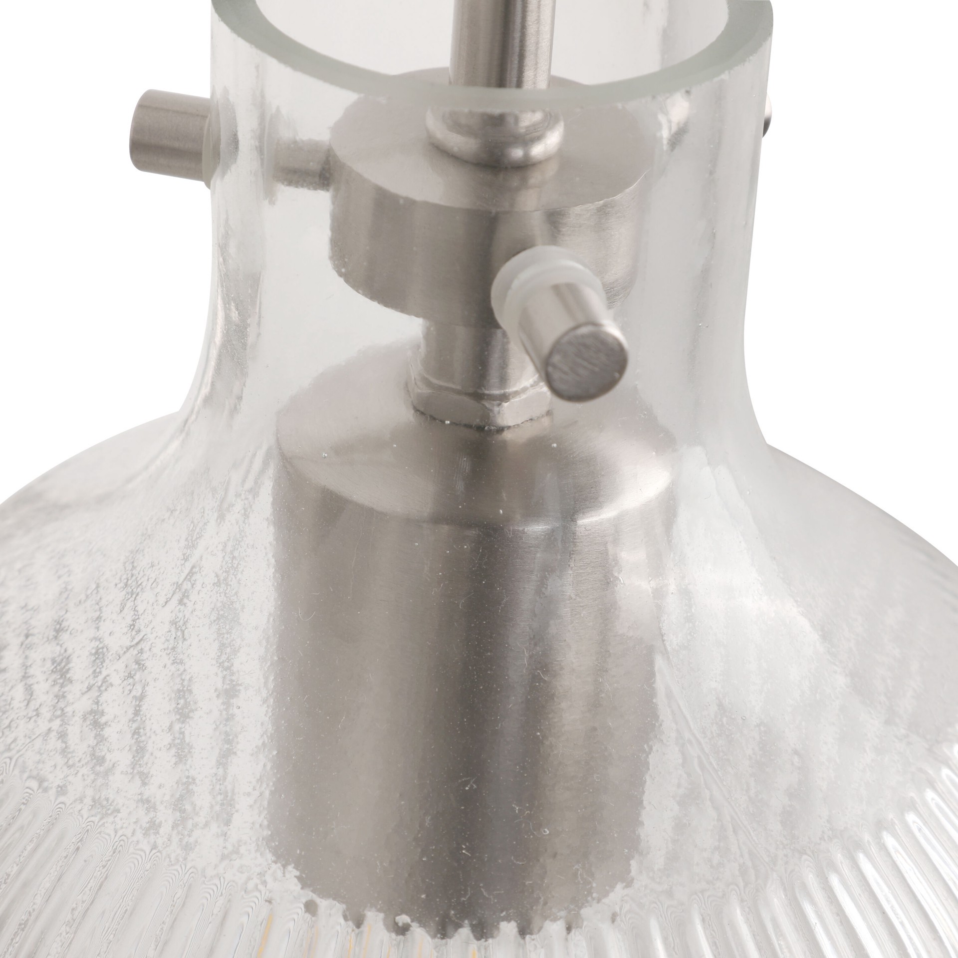 slide 6 of 6, allen + roth Littleton 14.87-in 2 -Light Brushed Nickel Traditional Vanity light, 1 ct