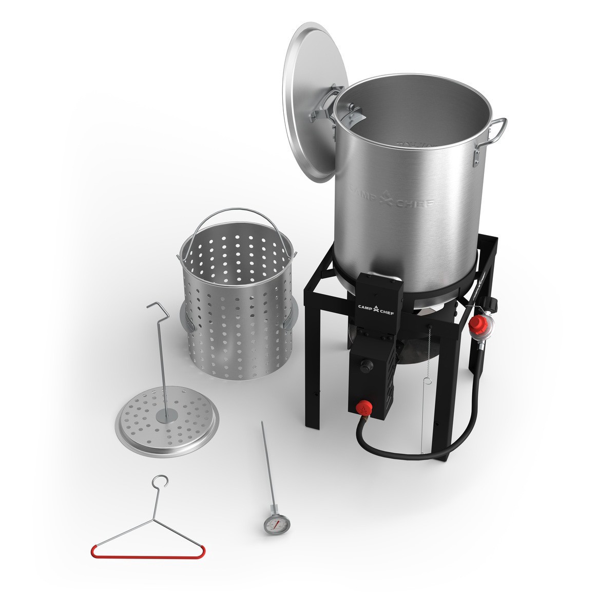 slide 2 of 6, Camp Chef 30 Quarts Electronic Ignition Liquid Propane Gas Turkey Fryer, 1 ct