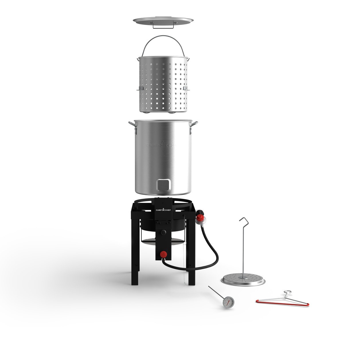 slide 3 of 6, Camp Chef 30 Quarts Electronic Ignition Liquid Propane Gas Turkey Fryer, 1 ct