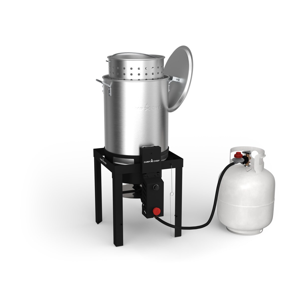 slide 4 of 6, Camp Chef 30 Quarts Electronic Ignition Liquid Propane Gas Turkey Fryer, 1 ct