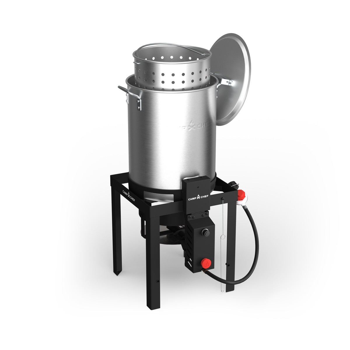 slide 5 of 6, Camp Chef 30 Quarts Electronic Ignition Liquid Propane Gas Turkey Fryer, 1 ct