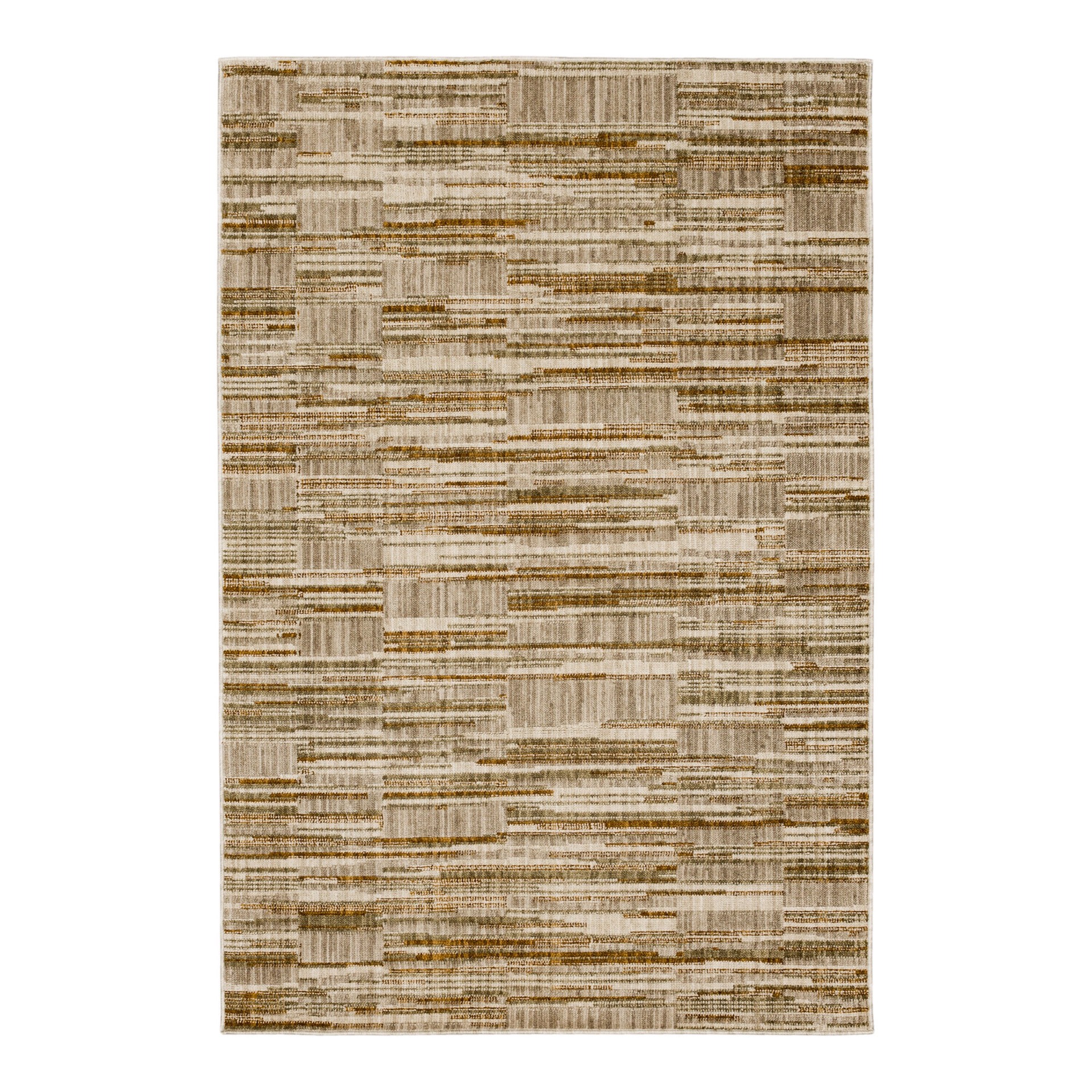 slide 2 of 6, allen + roth Hidden Embers 5 x 8 (ft) Loomed Brown Rectangular Indoor Pet Friendly Area rug, 1 ct