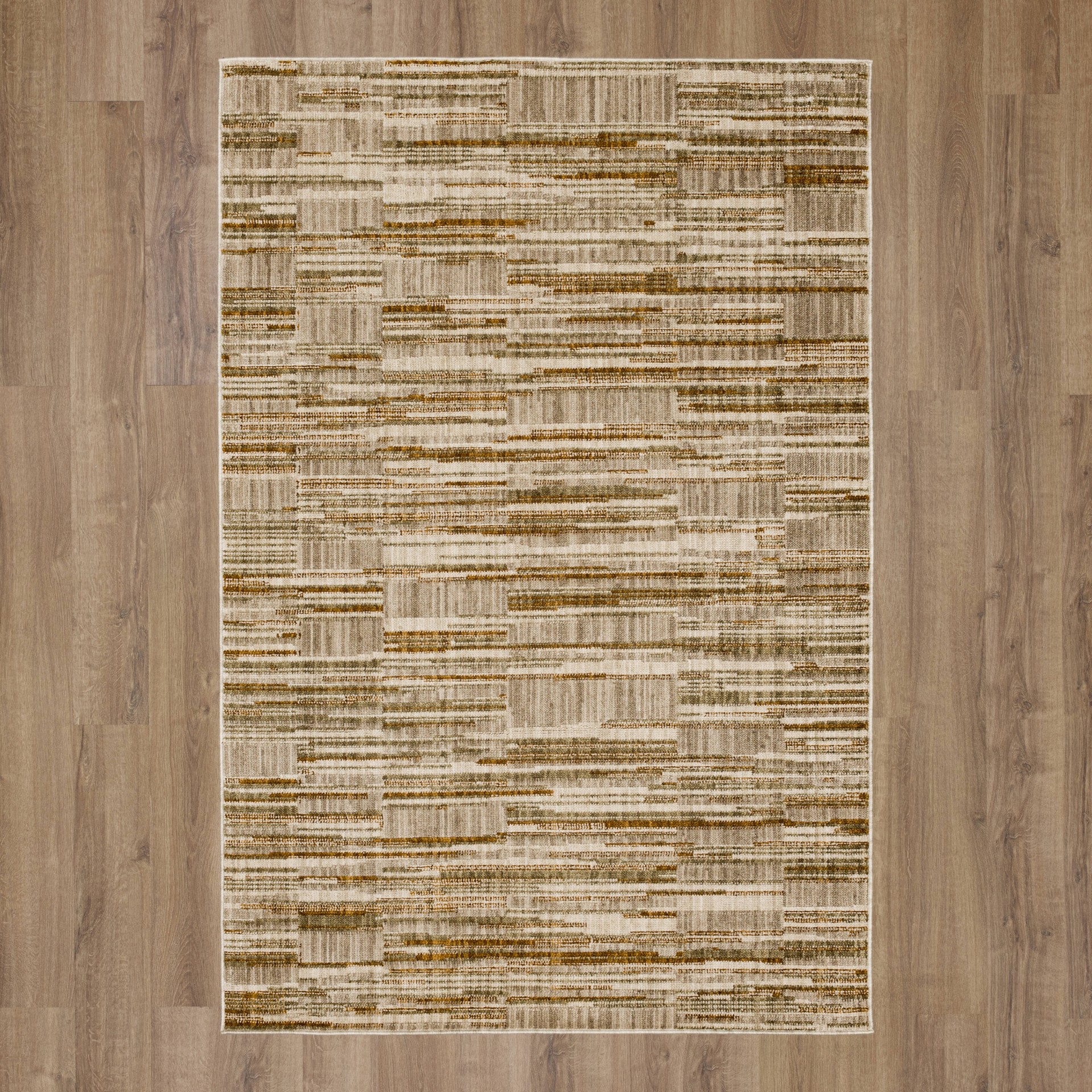 slide 6 of 6, allen + roth Hidden Embers 5 x 8 (ft) Loomed Brown Rectangular Indoor Pet Friendly Area rug, 1 ct