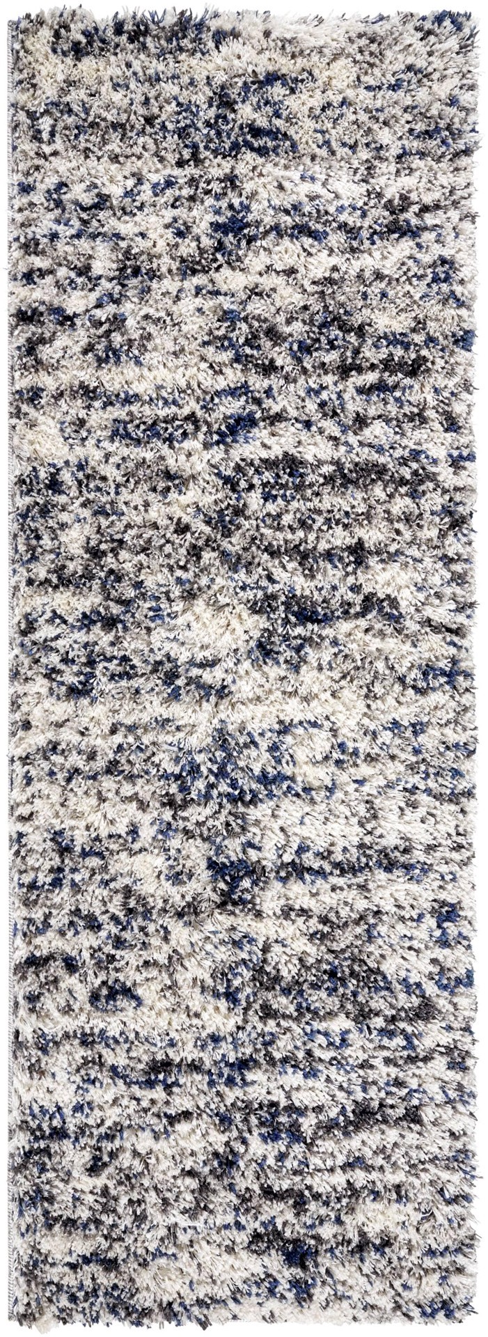 slide 2 of 6, allen + roth Ink-Scattered Ivory 2 x 8 (ft) Loomed Multi Rectangular Indoor Abstract Mid-Century Modern Pet Friendly Runner rug, 1 ct