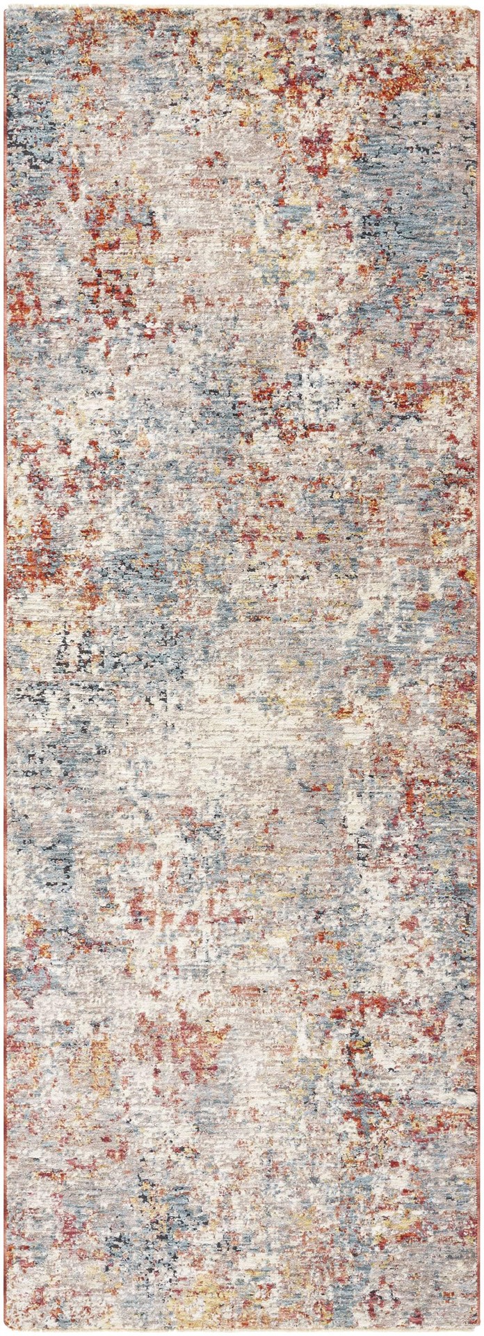 slide 2 of 6, Origin 21 River Embers 2 x 8 (ft) Loomed Polyester Multi Rectangular Indoor Abstract Mid-Century Modern Spot Clean Only Runner rug, 1 ct