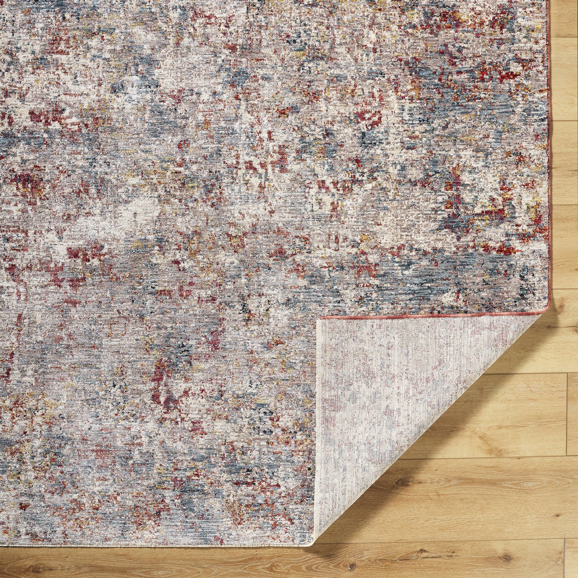 slide 3 of 6, Origin 21 River Embers 2 x 8 (ft) Loomed Polyester Multi Rectangular Indoor Abstract Mid-Century Modern Spot Clean Only Runner rug, 1 ct