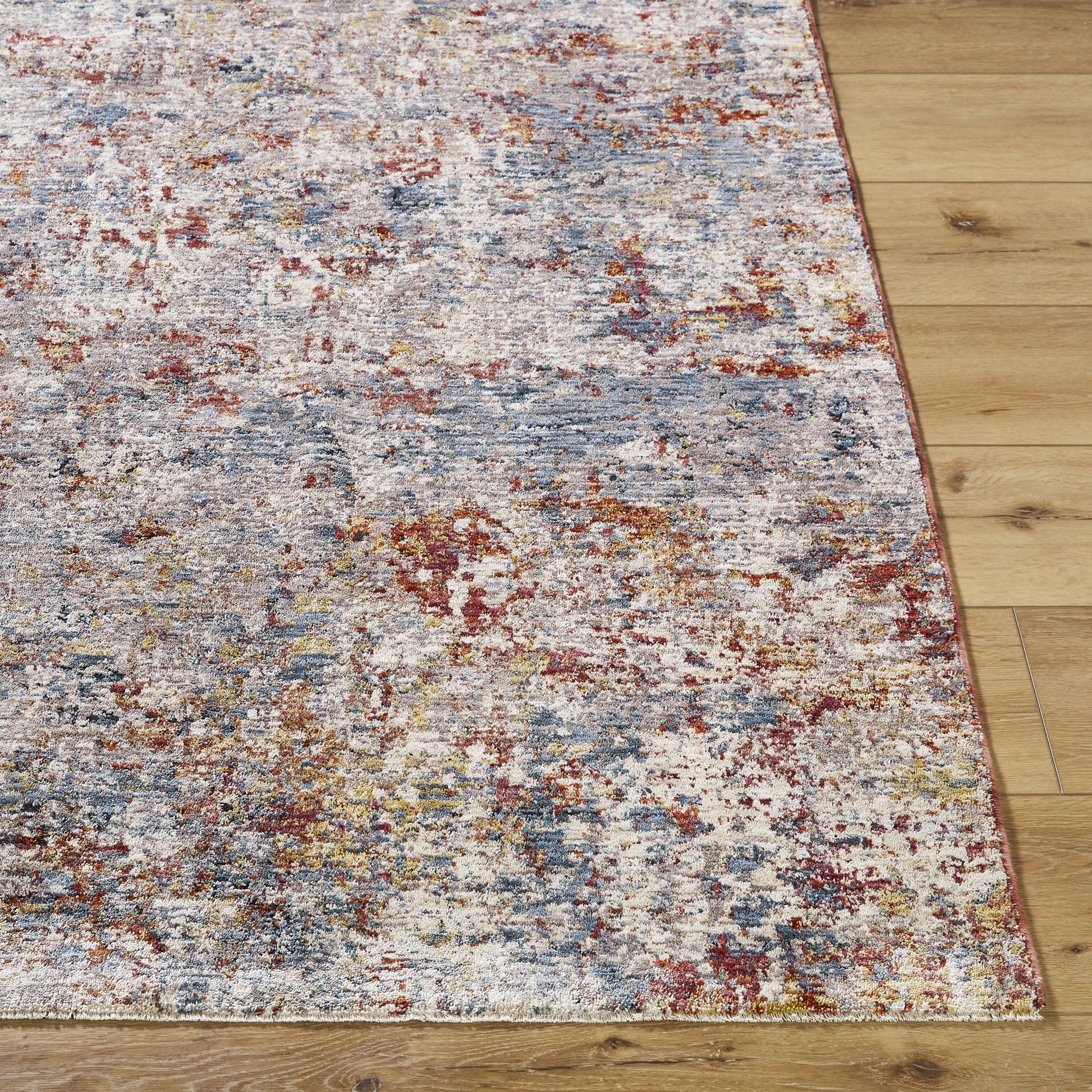 slide 5 of 6, Origin 21 River Embers 2 x 8 (ft) Loomed Polyester Multi Rectangular Indoor Abstract Mid-Century Modern Spot Clean Only Runner rug, 1 ct