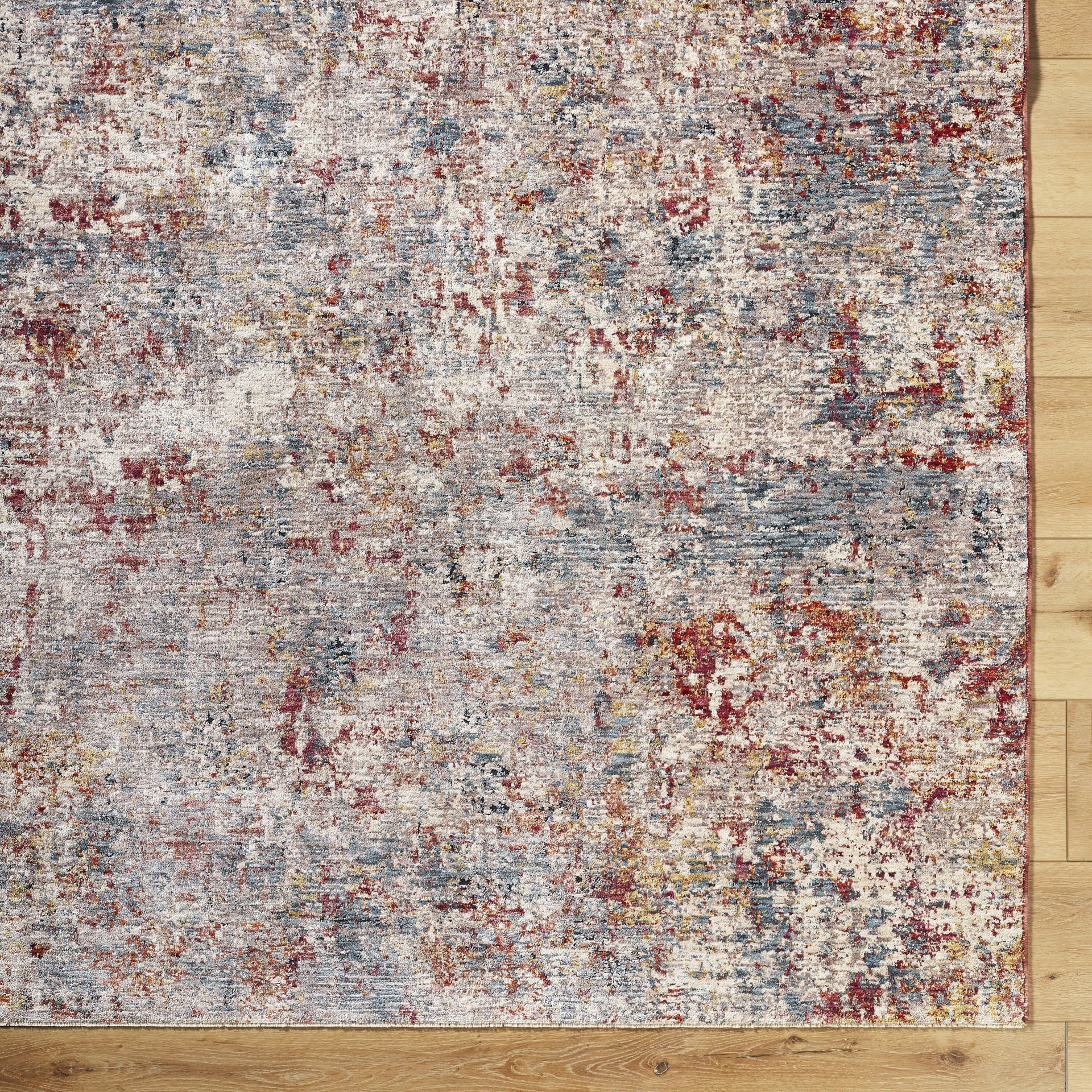 slide 6 of 6, Origin 21 River Embers 2 x 8 (ft) Loomed Polyester Multi Rectangular Indoor Abstract Mid-Century Modern Spot Clean Only Runner rug, 1 ct