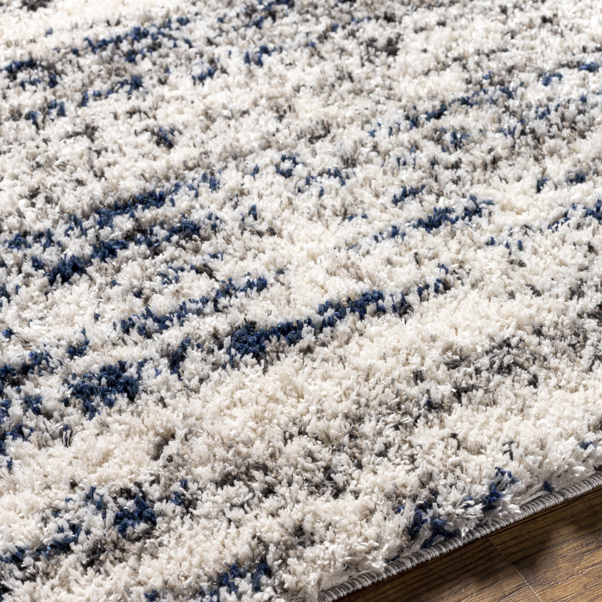 slide 3 of 6, allen + roth Ink-Scattered Ivory 5 x 8 (ft) Loomed Multi Rectangular Indoor Abstract Mid-Century Modern Pet Friendly Area rug, 1 ct