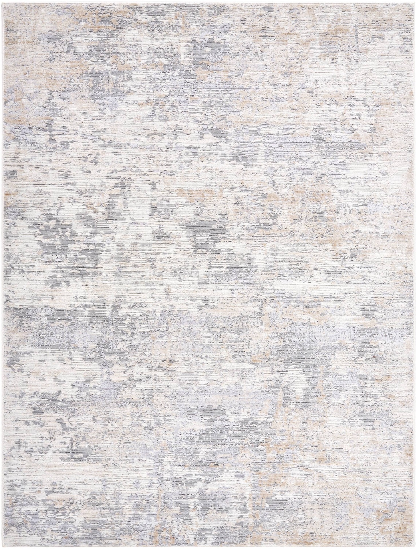 slide 2 of 6, allen + roth Sandstone Speckle 5 x 8 (ft) Loomed Gray Rectangular Indoor Abstract Industrial Pet Friendly Area rug, 1 ct