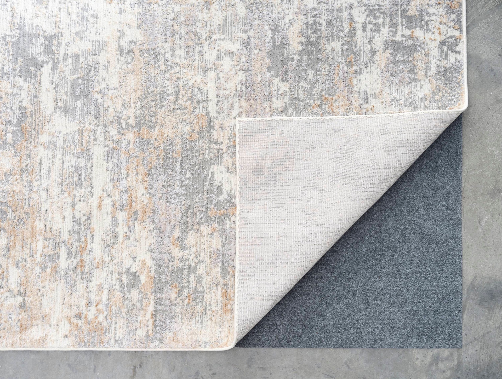 slide 3 of 6, allen + roth Sandstone Speckle 5 x 8 (ft) Loomed Gray Rectangular Indoor Abstract Industrial Pet Friendly Area rug, 1 ct