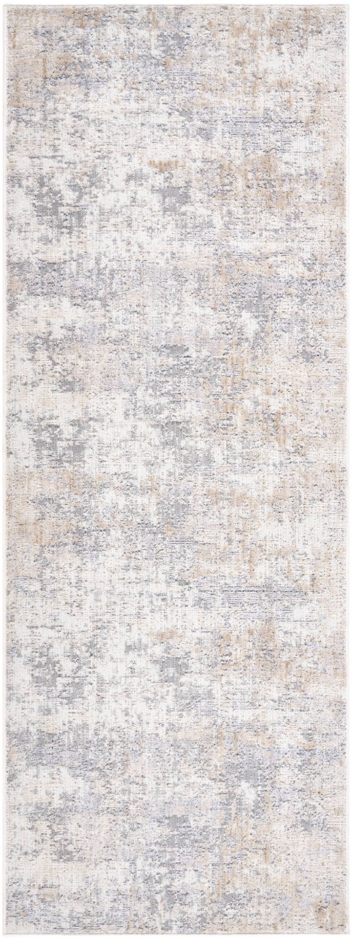 slide 2 of 6, allen + roth Sandstone Speckle 2 x 8 (ft) Loomed Gray Rectangular Indoor Abstract Industrial Pet Friendly Runner rug, 1 ct