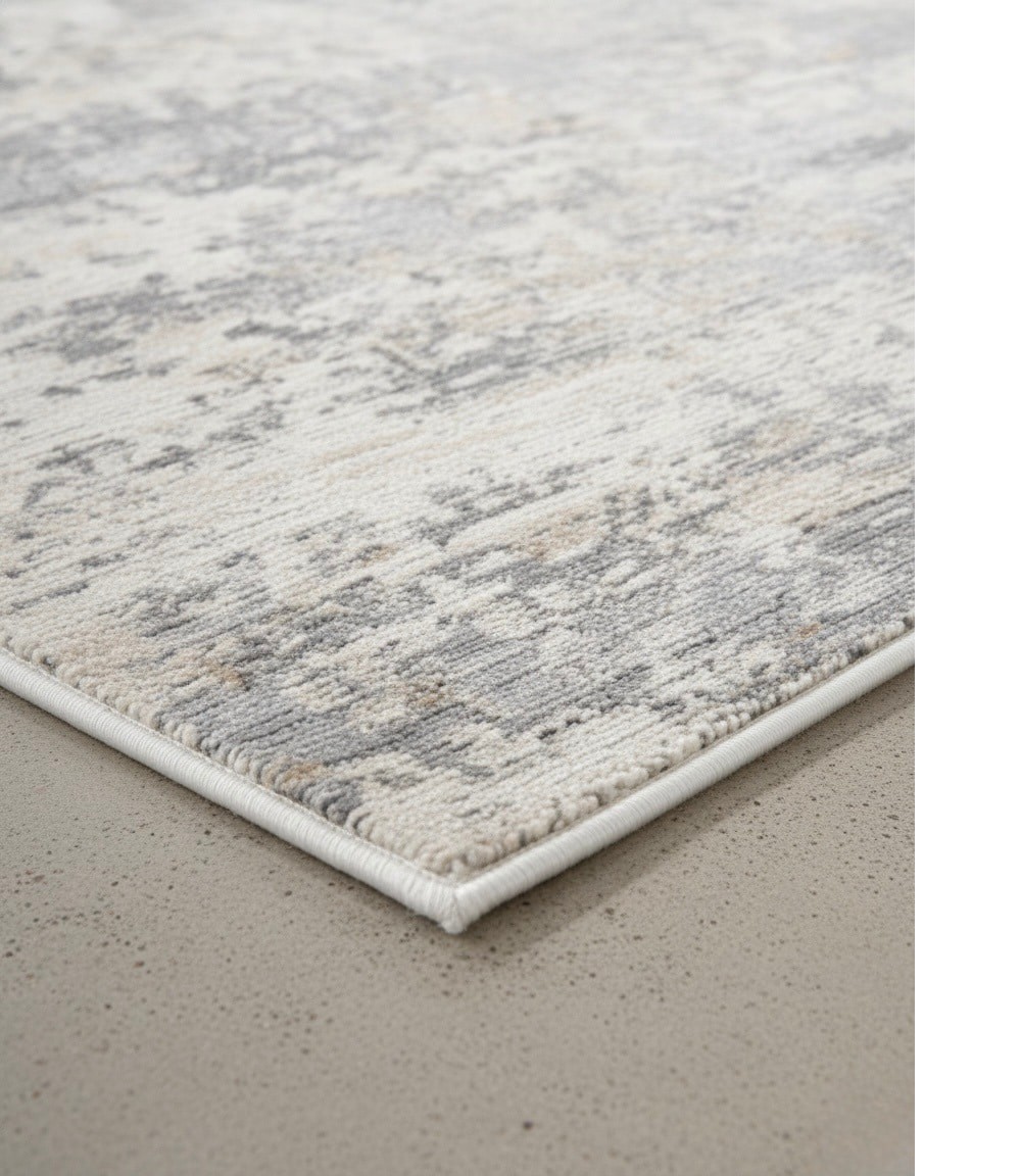 slide 6 of 6, allen + roth Sandstone Speckle 2 x 8 (ft) Loomed Gray Rectangular Indoor Abstract Industrial Pet Friendly Runner rug, 1 ct