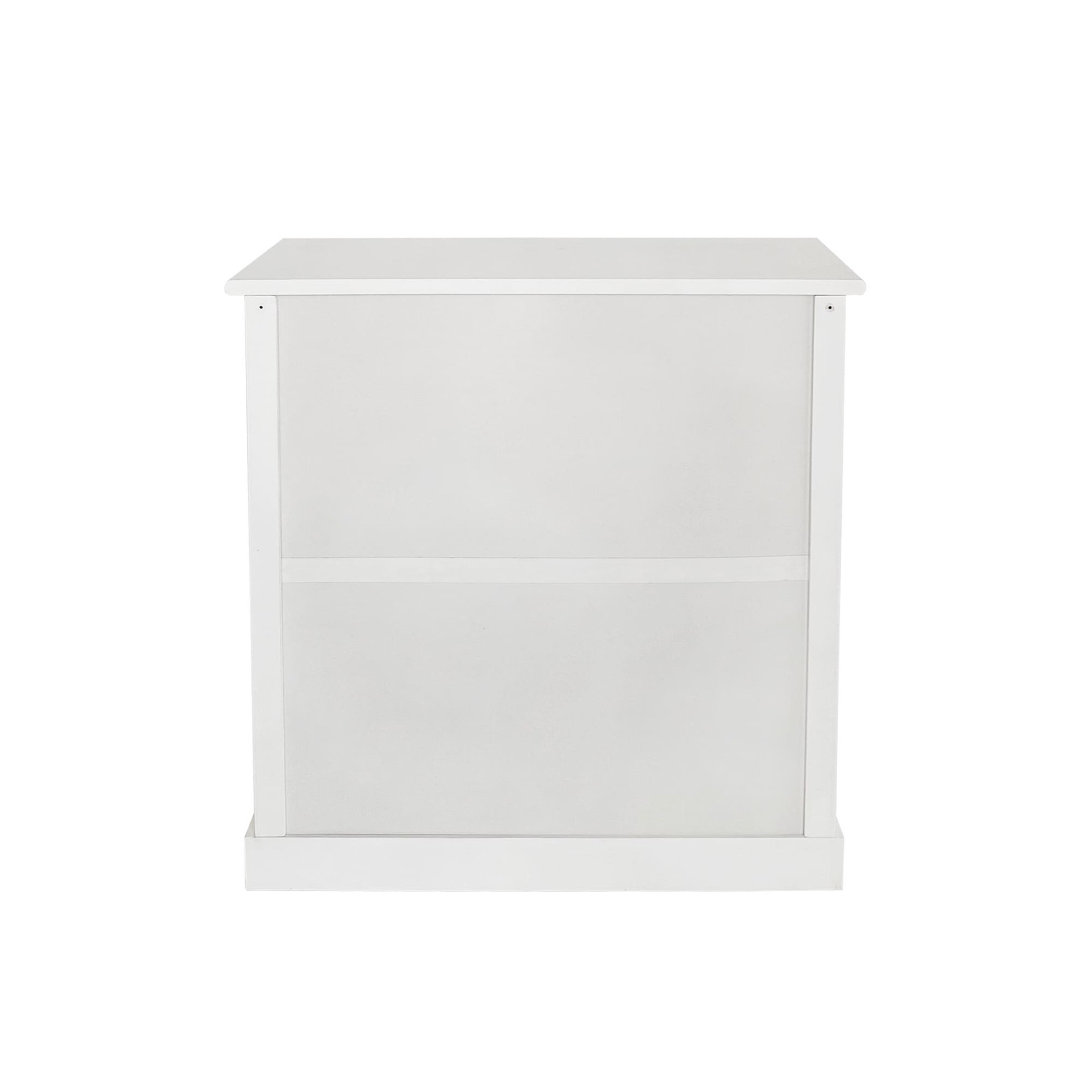 slide 2 of 6, allen + roth 32-in W 2 -Door White Accent Cabinet, 1 ct