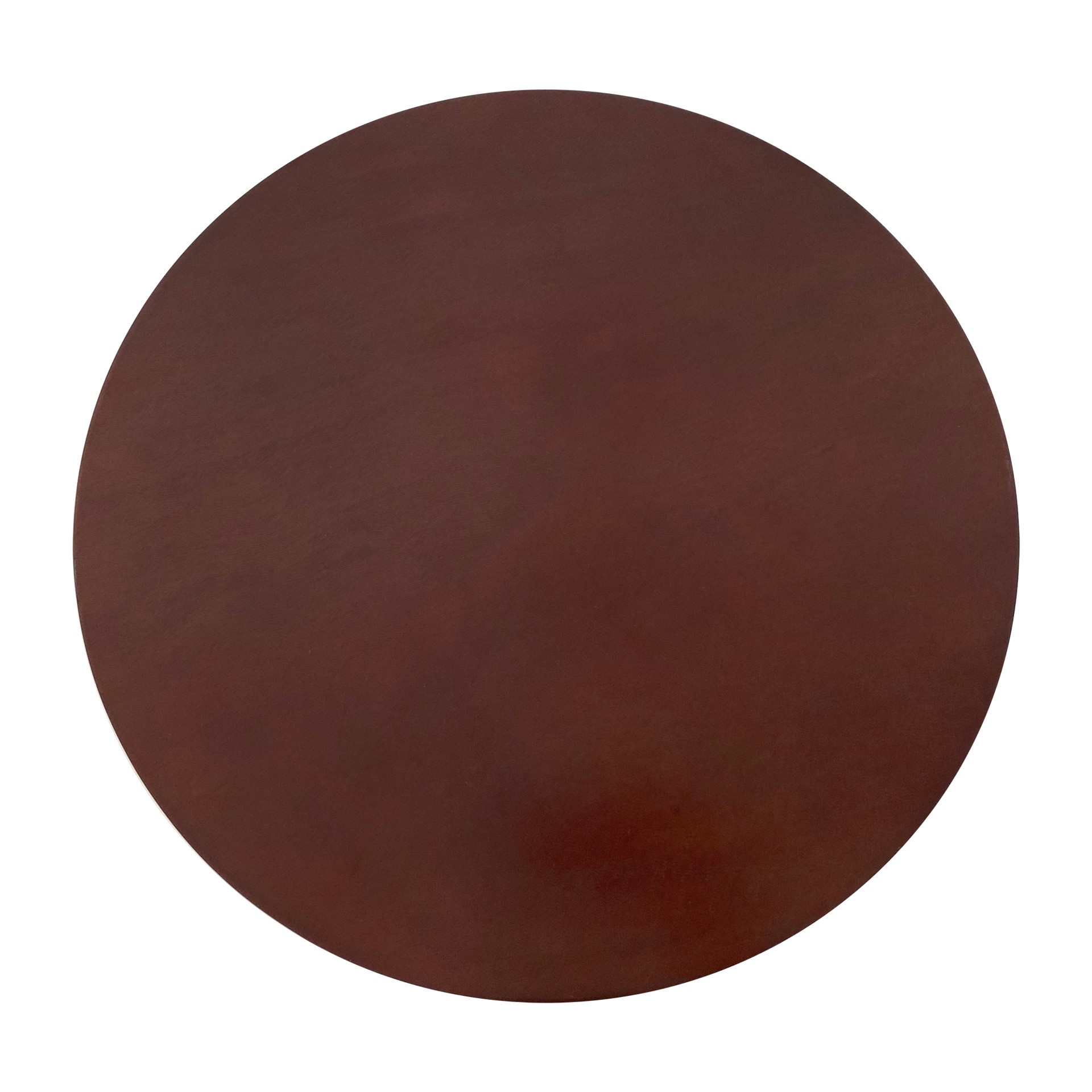 slide 2 of 6, allen + roth 18-in W x 26-in H Brown Wood veneer Round Casual End Table, 1 ct