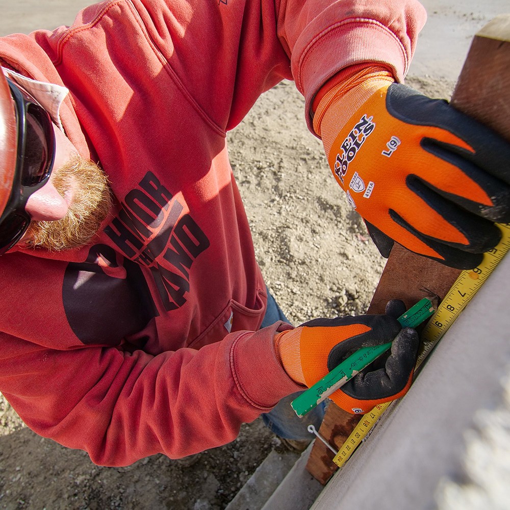 slide 6 of 6, Klein Tools Fiberglass Folding Rule, Outside Reading, Brick Scale, 1 ct