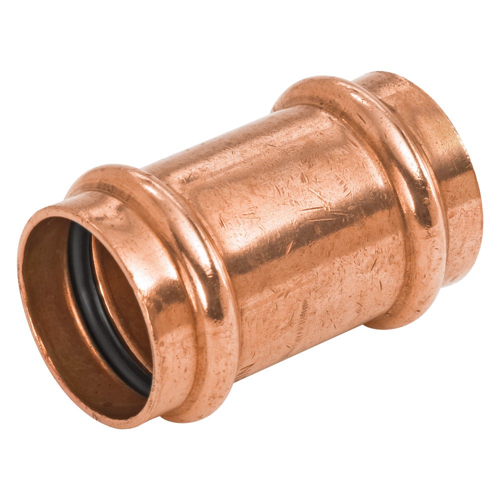 slide 1 of 1, NIBCO 3/4-in Copper Press No Stop Coupling, 1 ct