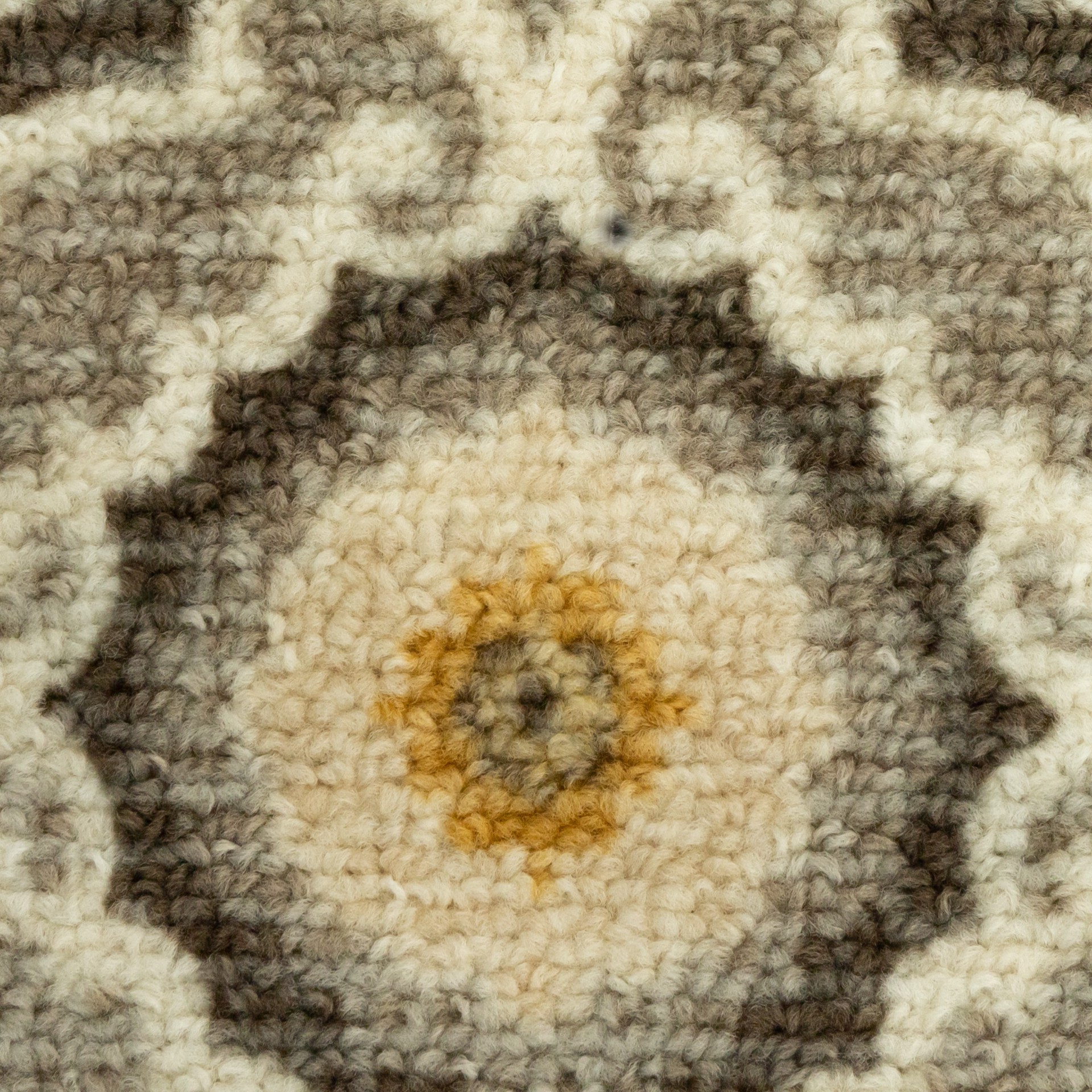 slide 4 of 6, Style Selections Inkpath Ivory 2 x 6 (ft) Tufted Polyester Gray/Tan Rectangular Indoor Geometric Bohemian/Eclectic Machine washable Runner rug 3, 1 ct