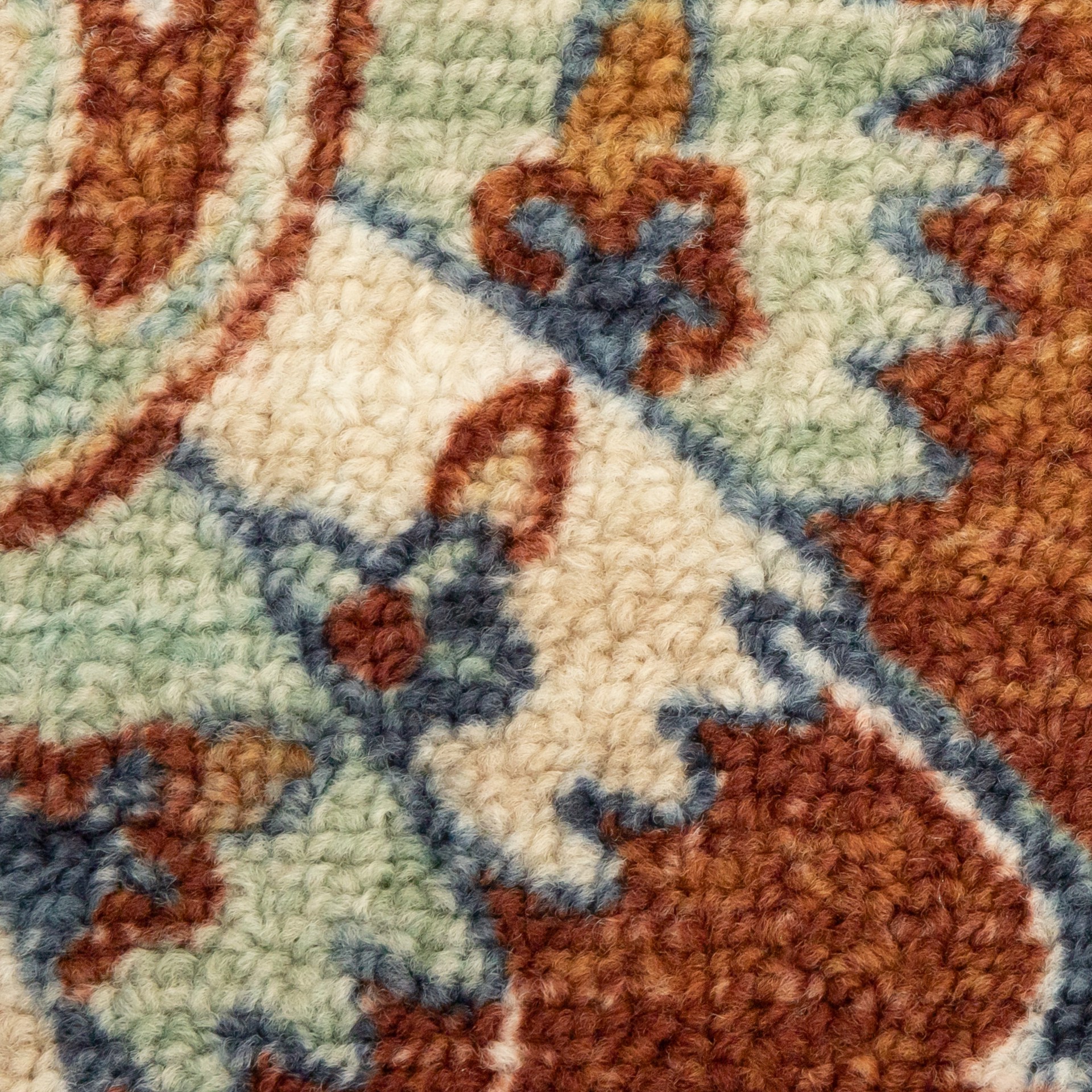 slide 4 of 6, Style Selections Mountain Serenity 2 x 3 (ft) Tufted Polyester Red/Cream Rectangular Indoor Medallion Bohemian/Eclectic Machine washable Throw rug 2, 1 ct