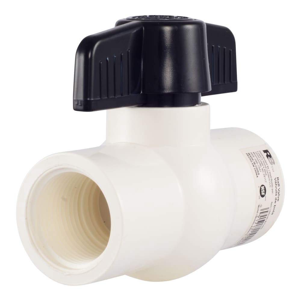 slide 1 of 5, RELIABILT 1-in FNPT PVC Sch 40 Ball Valve, 1 ct