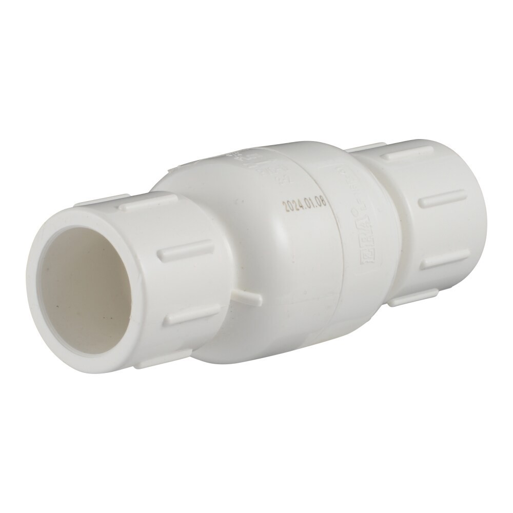slide 1 of 6, RELIABILT 3/4-in PVC x PVC PVC Sch 40 Spring loaded check valve, 1 ct