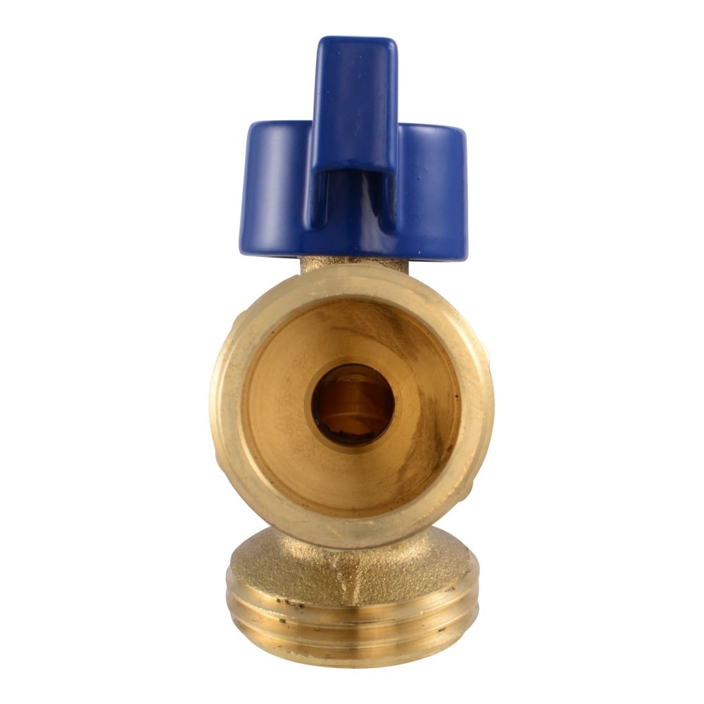 slide 2 of 6, RELIABILT 3/4-in MNPT Brass Quarter turn Hose bibb, 1 ct