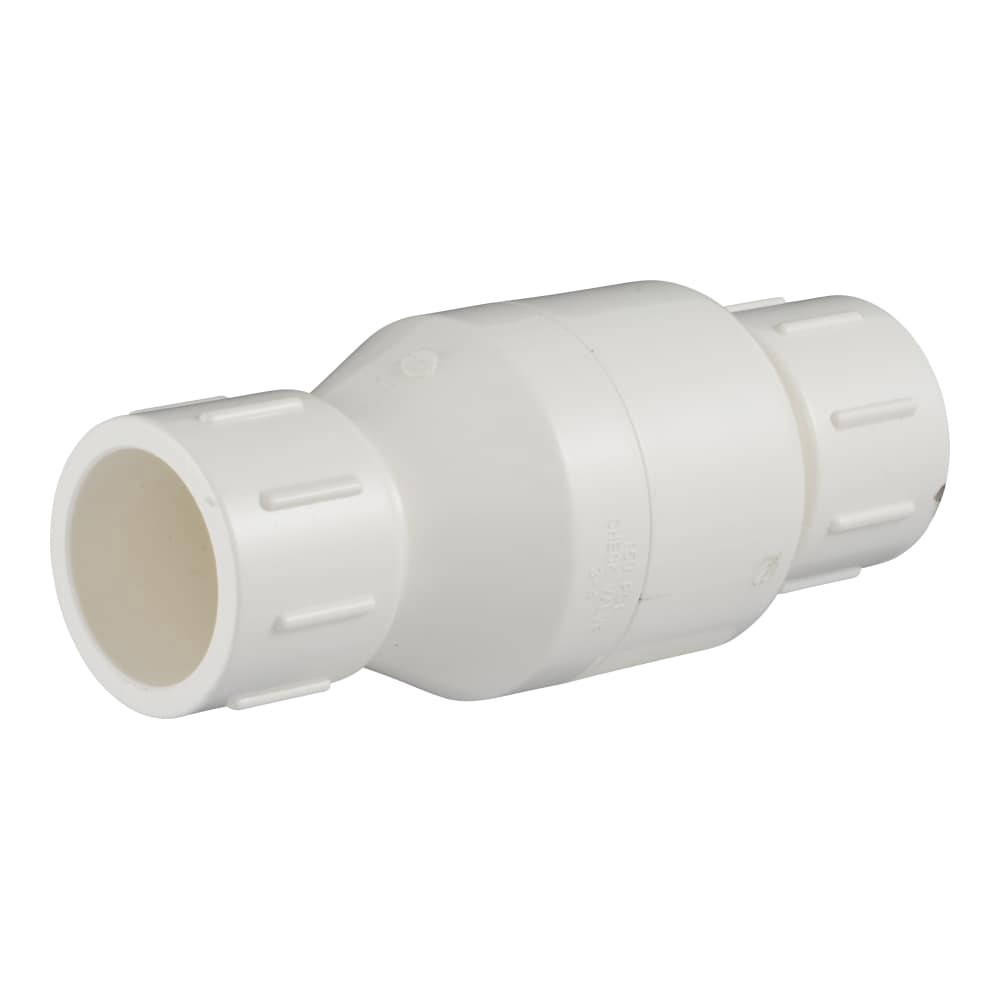 slide 1 of 6, RELIABILT 1-in PVC x PVC PVC Sch 40 Spring loaded check valve, 1 ct