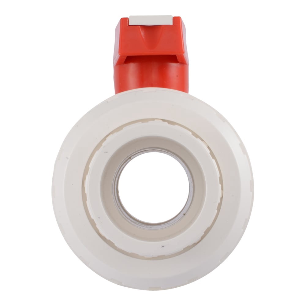 slide 2 of 5, RELIABILT Double Union 1-1/2-in PVC Sch 40 Ball Valve, 1 ct