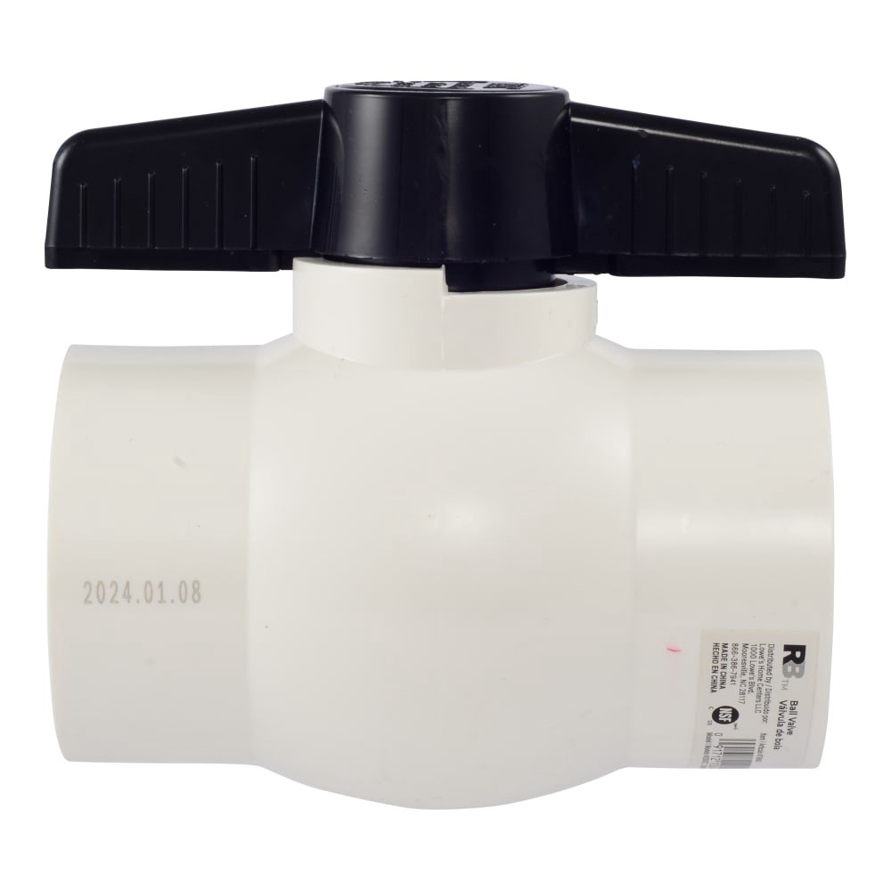 slide 3 of 5, RELIABILT 2-in FNPT PVC Sch 40 Ball Valve, 1 ct