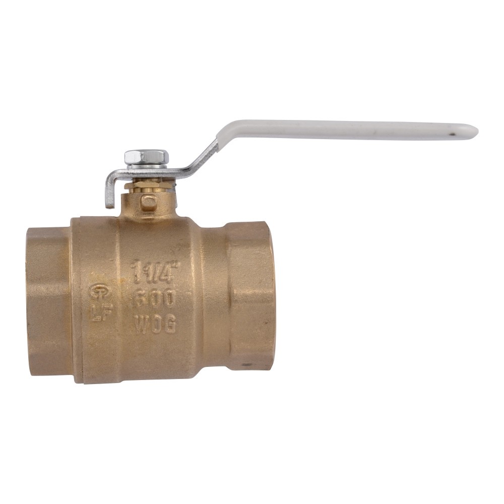 slide 3 of 5, RELIABILT 1-1/4-in FNPT Brass Ball Valve, 1 ct