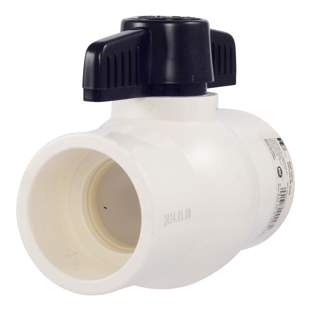 slide 1 of 5, RELIABILT Slip 1-1/2-in PVC Sch 40 Ball Valve, 1 ct