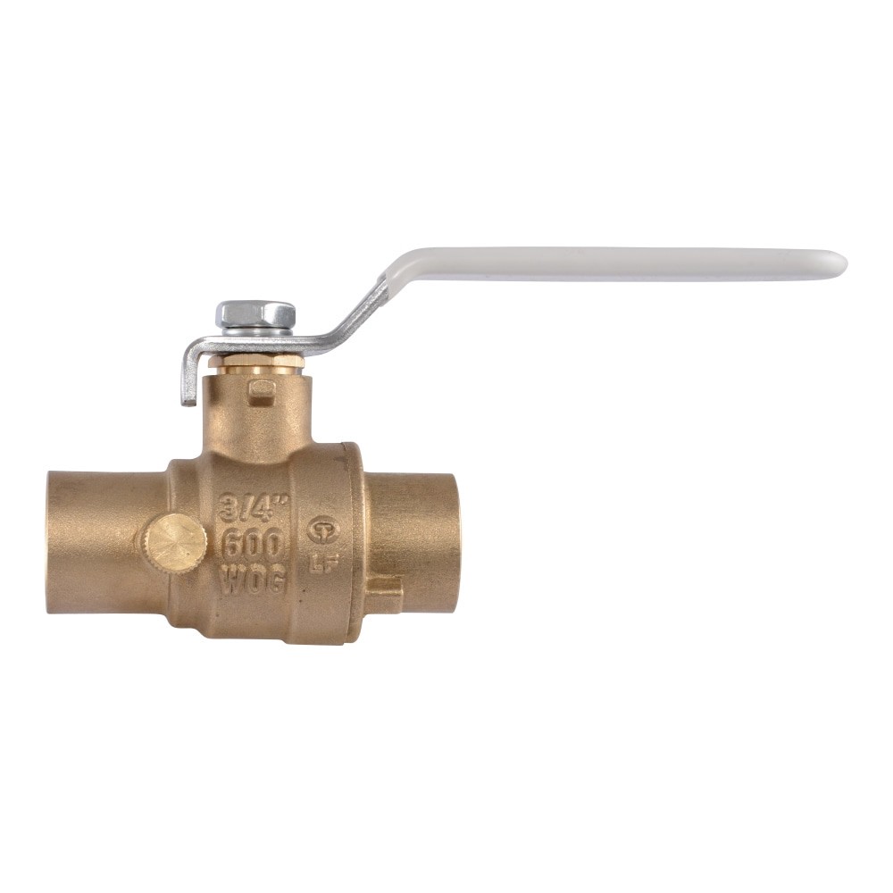 slide 3 of 5, RELIABILT Drain Vent 3/4-in Sweat Brass Ball Valve, 1 ct