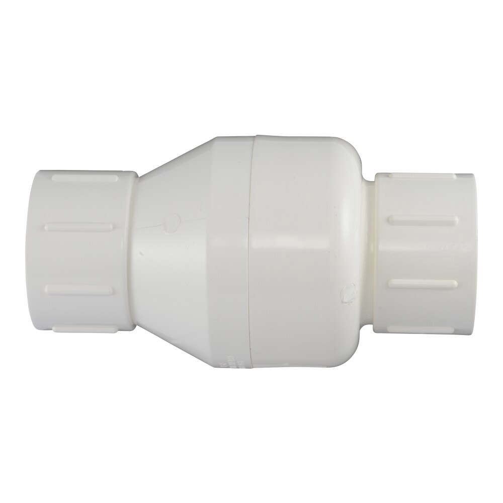 slide 3 of 5, RELIABILT 2-in PVC x PVC PVC Sch 40 Spring loaded check valve, 1 ct