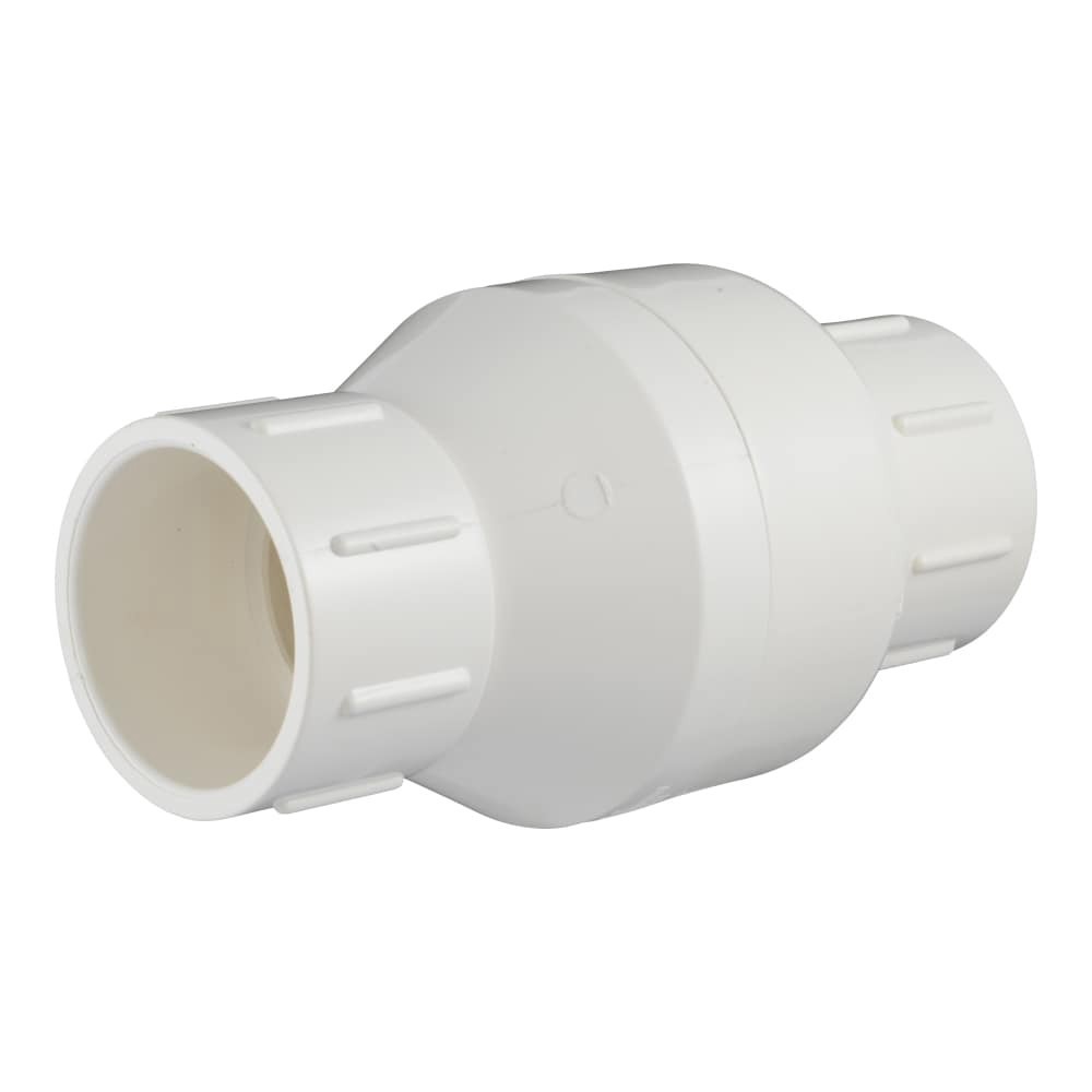 slide 1 of 5, RELIABILT 2-in PVC x PVC PVC Sch 40 Spring loaded check valve, 1 ct